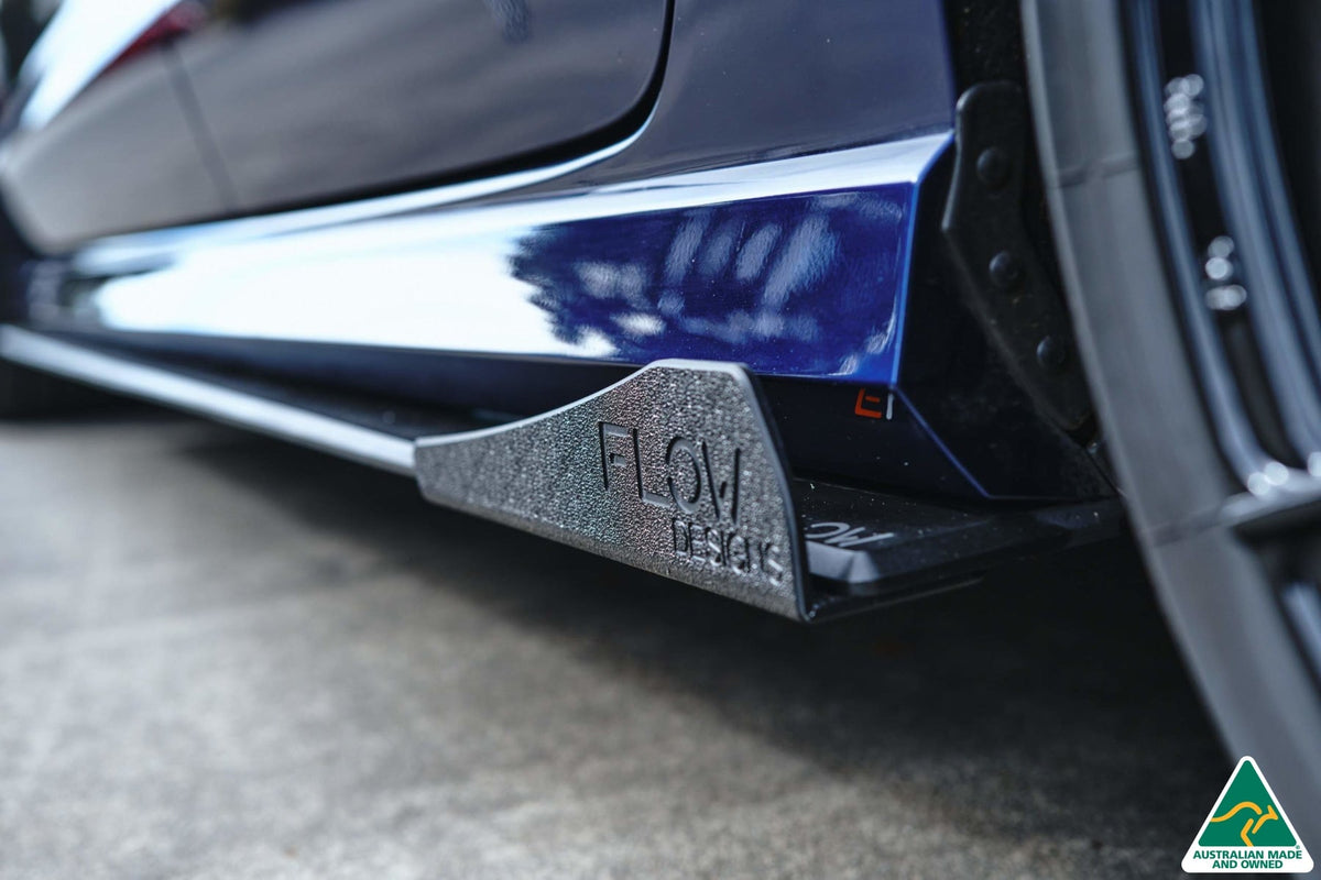 Flow Designs - S3 8V Sedan FL Side Skirt Splitter Winglets (Pair)