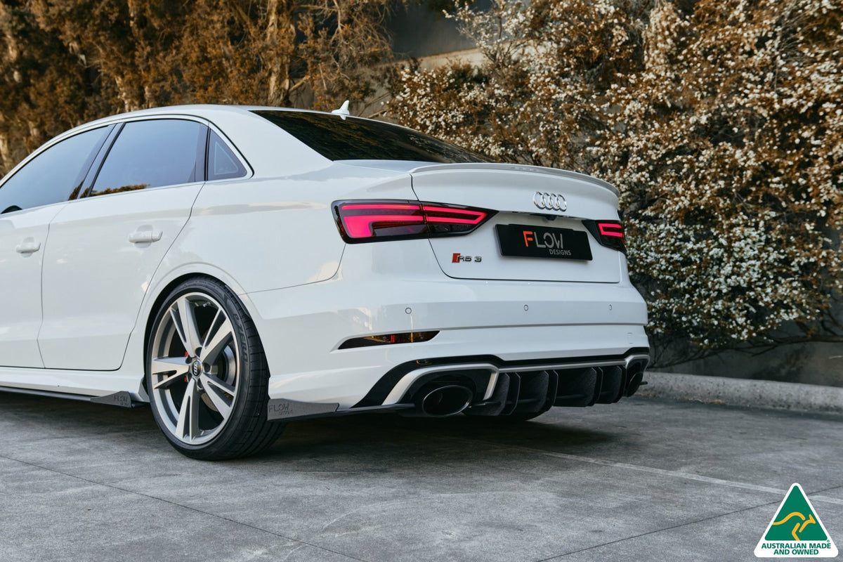 Flow Designs - RS3 8V Sedan Facelift  Rear Spat Winglets (Pair)