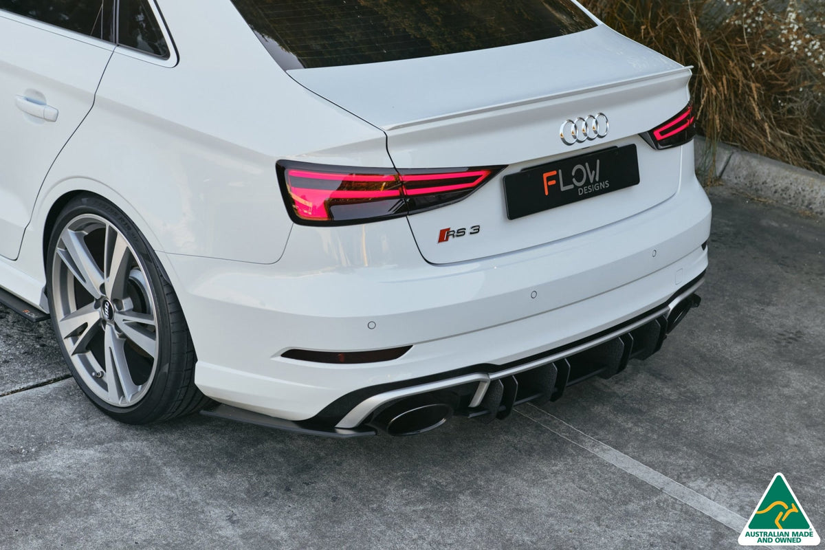 Flow Designs - RS3 8V Sedan Facelift Rear Spats (Pair)