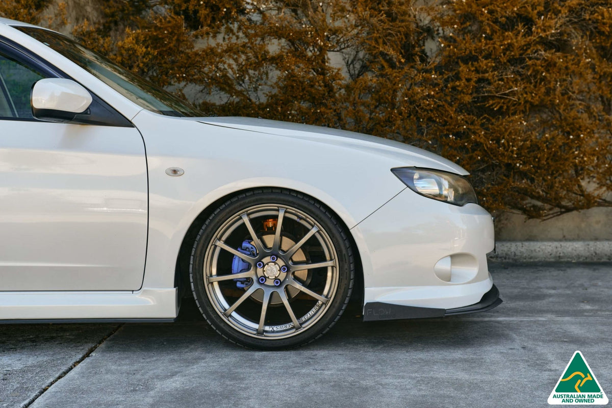 Flow Designs - Impreza WRX/RS G3 Hatch PFL Front Lip Splitter Winglets (Pair)