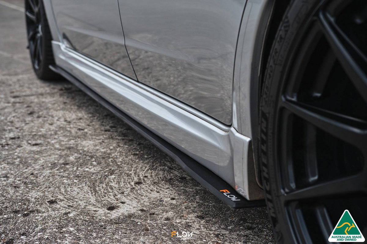 Flow Designs - Impreza WRX/RS G3 Sedan PFL Side Skirt Splitters (Pair)
