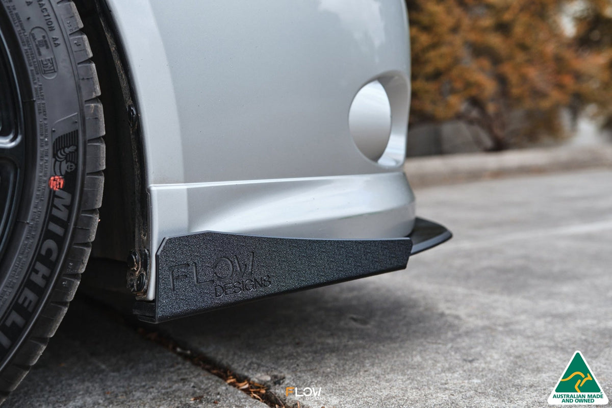 Flow Designs - Impreza WRX/RS G3 Sedan PFL Front Lip Splitter Winglets (Pair)
