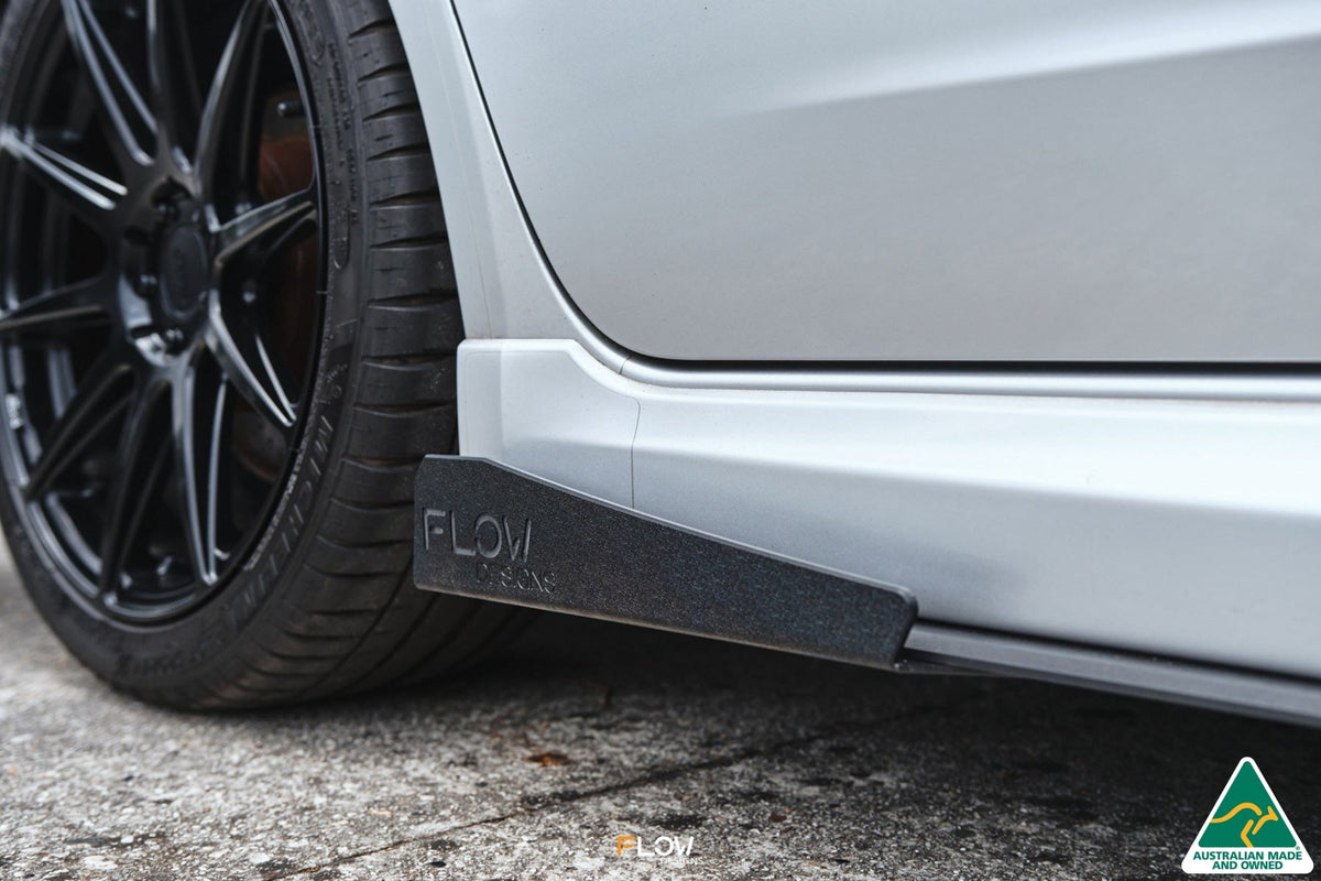 Flow Designs - Impreza WRX/RS G3 Sedan PFL Side Skirt Splitters (Pair)