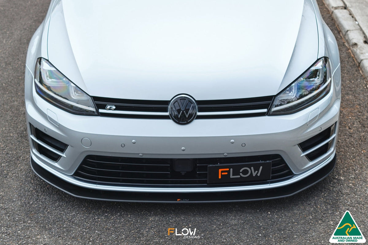 Flow Designs - MK7 Golf R (USDM) Chassis Mounted Front Lip Splitter V3