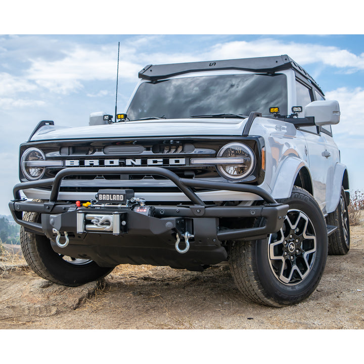 Turn Offroad 2021+ Ford Bronco OEM Modular Bumper Winch Plate - EAW-M1 for 2021-2026 Ford Bronco - close-up