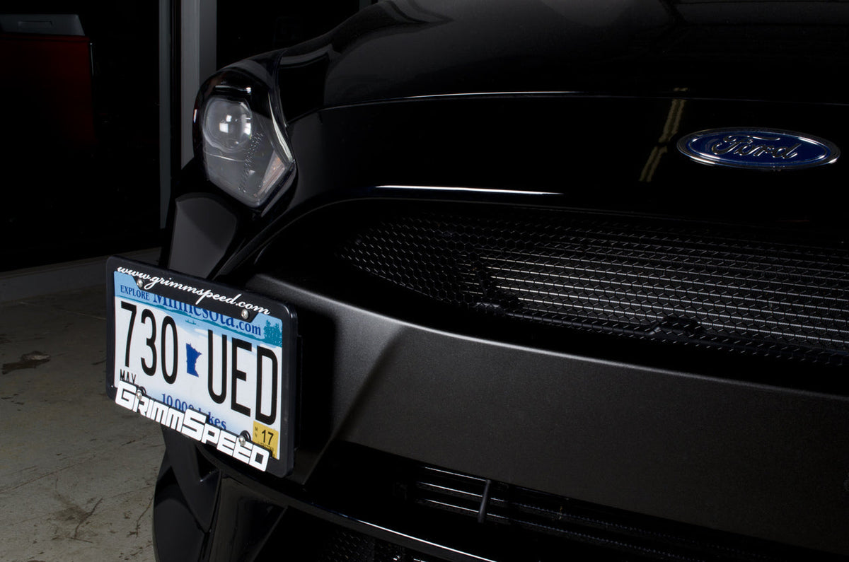 GrimmSpeed 2016+ Ford Focus RS License Plate Relocation Kit - GRM094070