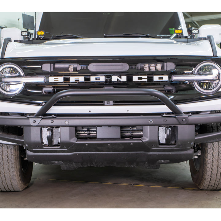 Turn Offroad 2021+ Bronco OEM Modular Bumper Bull Bar - EA1-M1 for 2021-2026 Ford Bronco - installed view