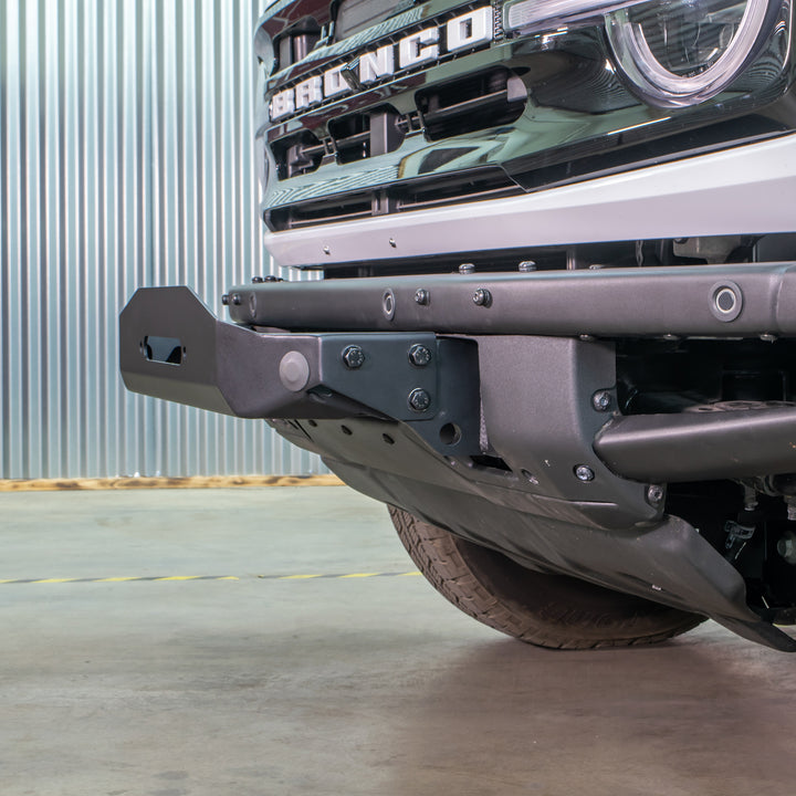 Turn Offroad 2021+ Ford Bronco OEM Modular Bumper Winch Plate - EAW-M1 for 2021-2026 Ford Bronco - installed view