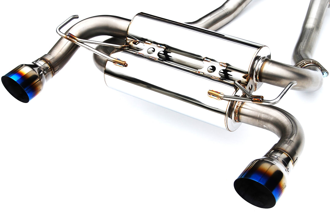 Invidia 2022+ Nissan Z 70mm Gemini Cat Back Exhaust - Single Layer TI Tips - HS22N4Z7GM1STL