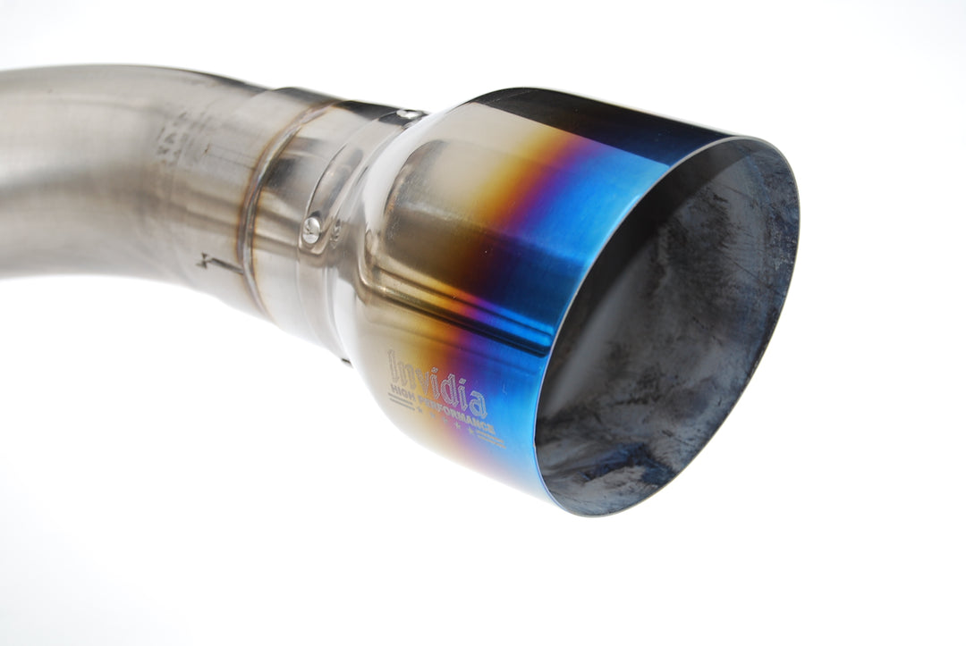 Invidia 2022+ Nissan Z 70mm Gemini Cat Back Exhaust - Single Layer TI Tips - HS22N4Z7GM1STL