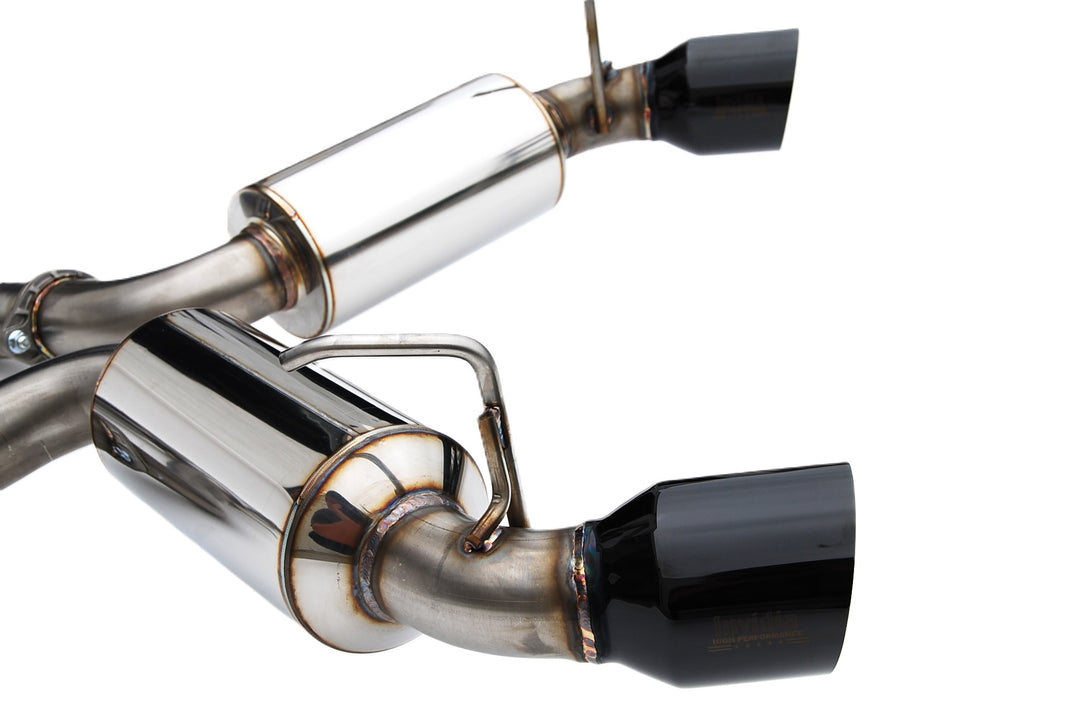 Invidia 2022+ Nissan Z 70mm N1 Cat Back Exhaust - Black Tips - HS22N4Z7GD1SBL