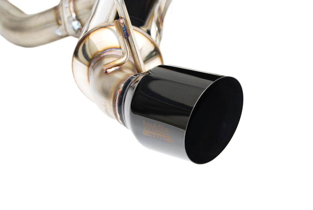 Invidia 2022+ Nissan Z 70mm N1 Cat Back Exhaust - Black Tips - HS22N4Z7GD1SBL