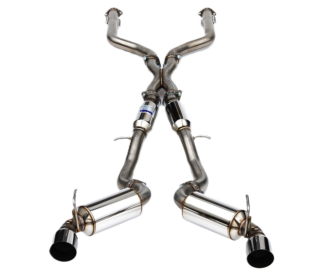 Invidia 2022+ Nissan Z 70mm N1 Cat Back Exhaust - SS Tips - HS22N4Z7GD1SSL