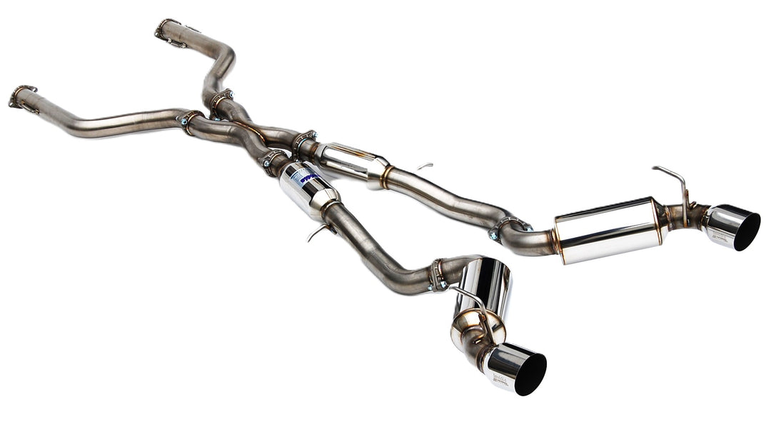 Invidia 2022+ Nissan Z 70mm N1 Cat Back Exhaust - SS Tips - HS22N4Z7GD1SSL