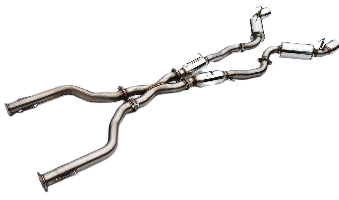 Invidia 2022+ Nissan Z 70mm N1 Cat Back Exhaust - SS Tips - HS22N4Z7GD1SSL
