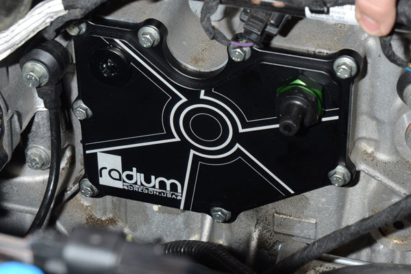 Radium Engineering 13-Up Focus ST / 16-18 RS / 15-Up Mustang Eco PCV Baffle Plate OEM Configuration - 20-0327-01