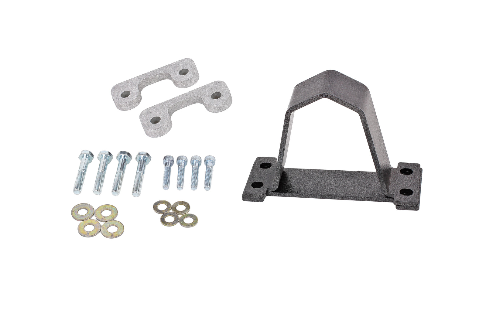 BMR 16-17 6th Gen Camaro Front Driveshaft Safety Loop - Black Hammertone - DSL019H