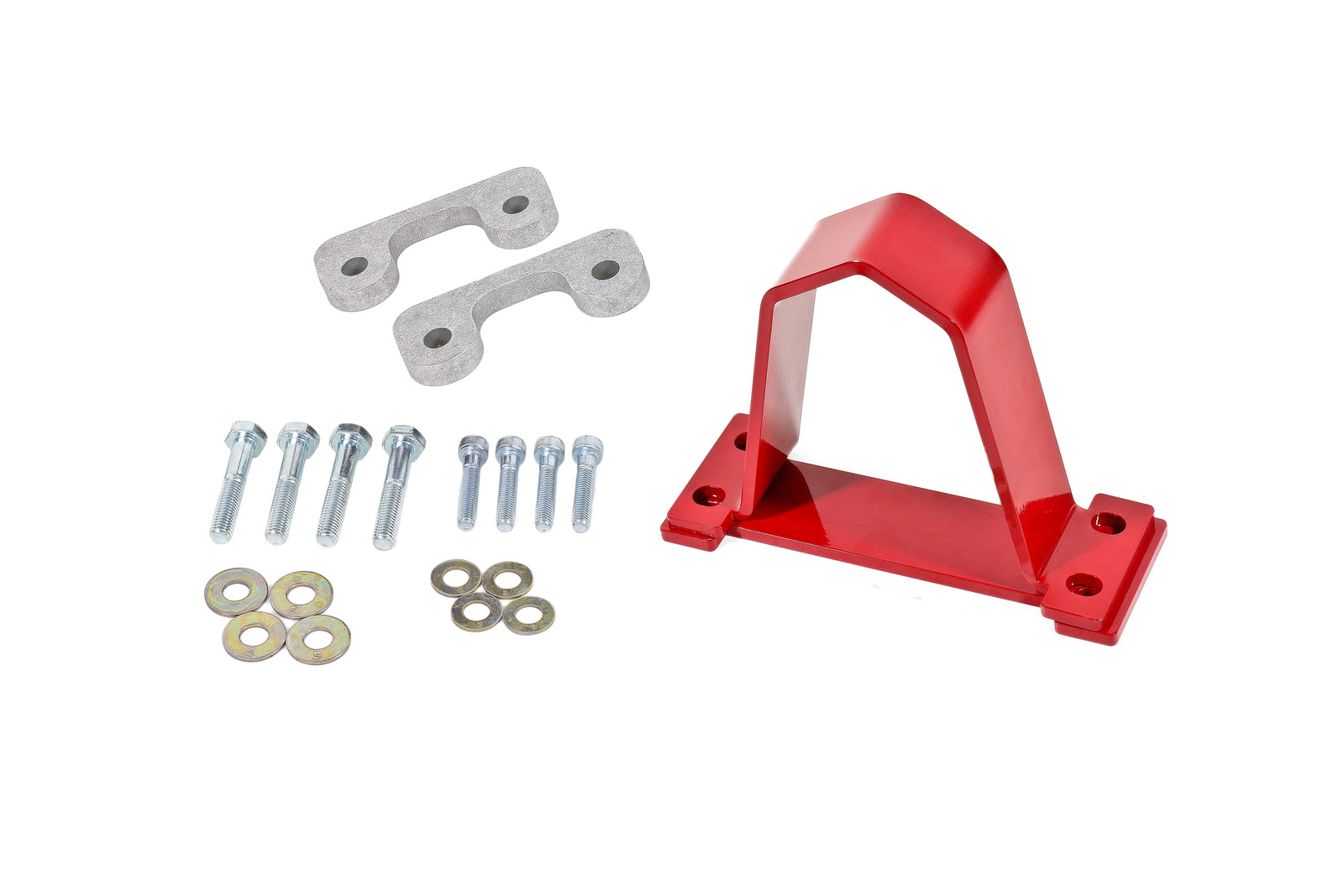 BMR 16-17 6th Gen Camaro Front Driveshaft Safety Loop - Red - DSL019R