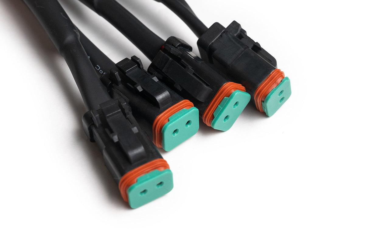 DV8 Offroad - 4-Way 1-DTP to 4-DTP Plug Harness - UNWH-02