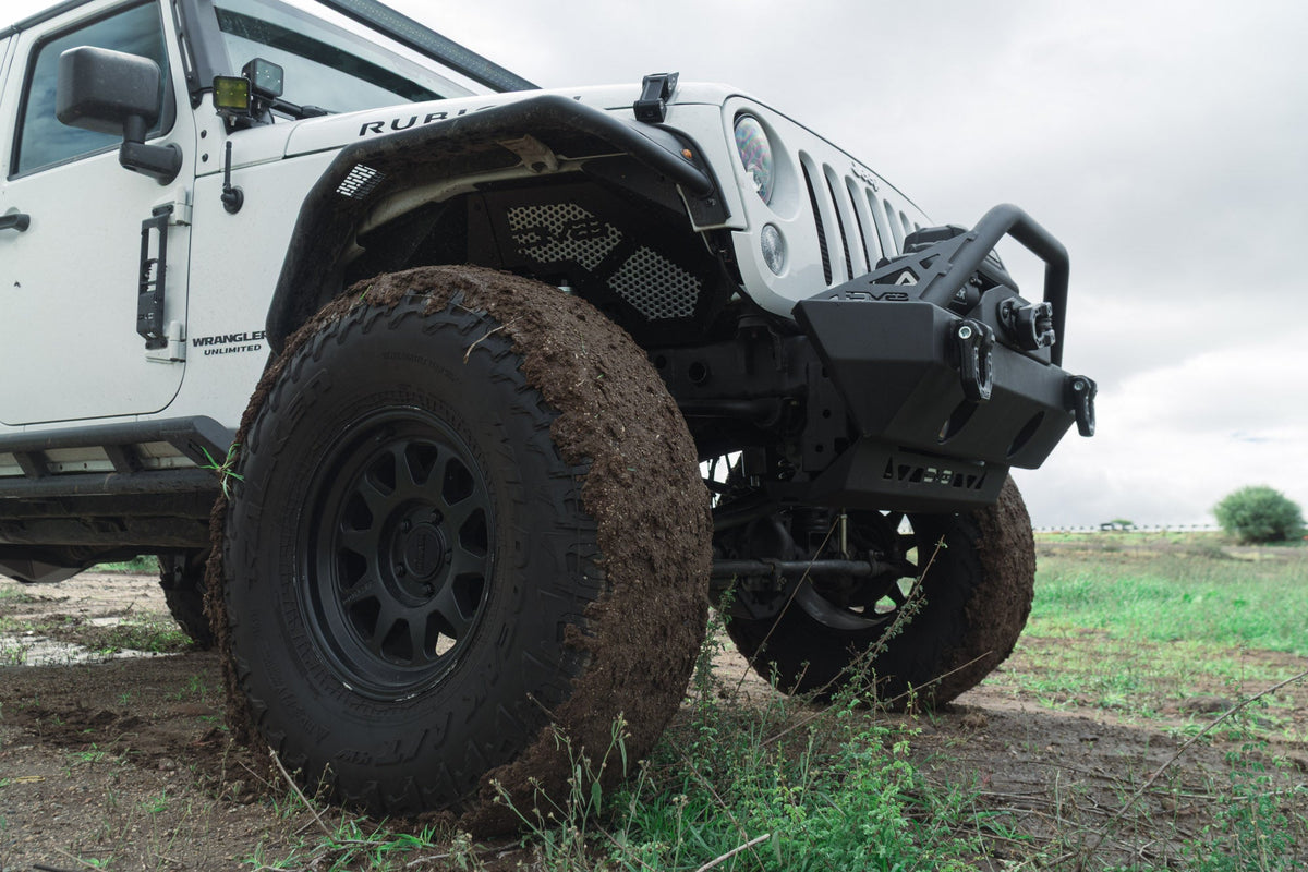 DV8 Offroad - 2007-2018 Jeep Wrangler JK Front Skid Plate - SPJK-01