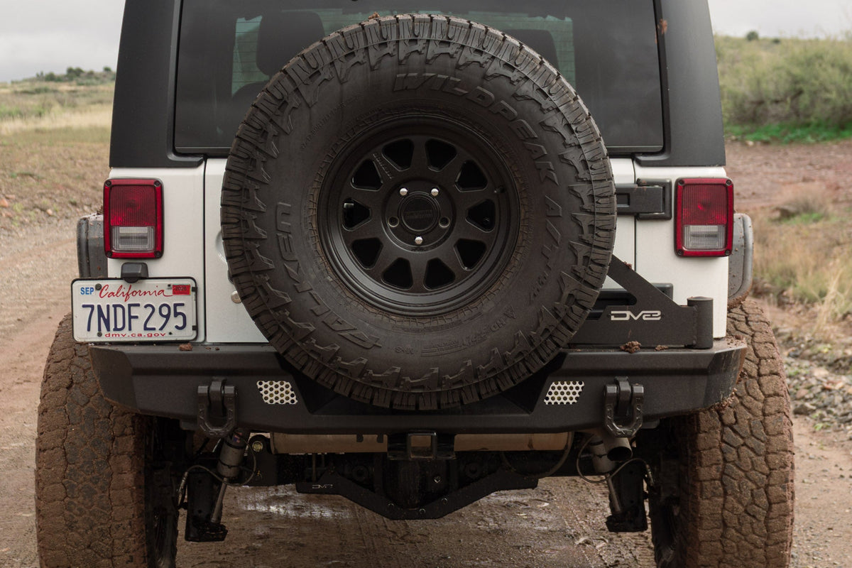 DV8 Offroad - 2007-2018 Jeep Wrangler JK | MTO Series Rear Bumper - RBJK-13