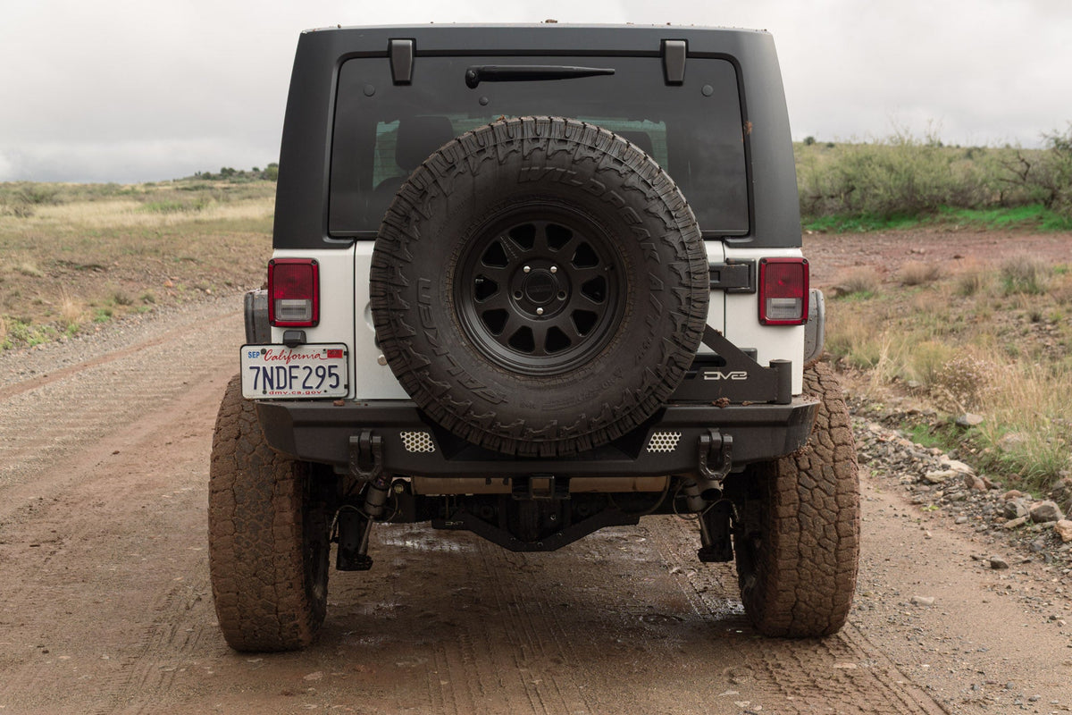 DV8 Offroad - 2007-2018 Jeep Wrangler JK | MTO Series Rear Bumper - RBJK-13