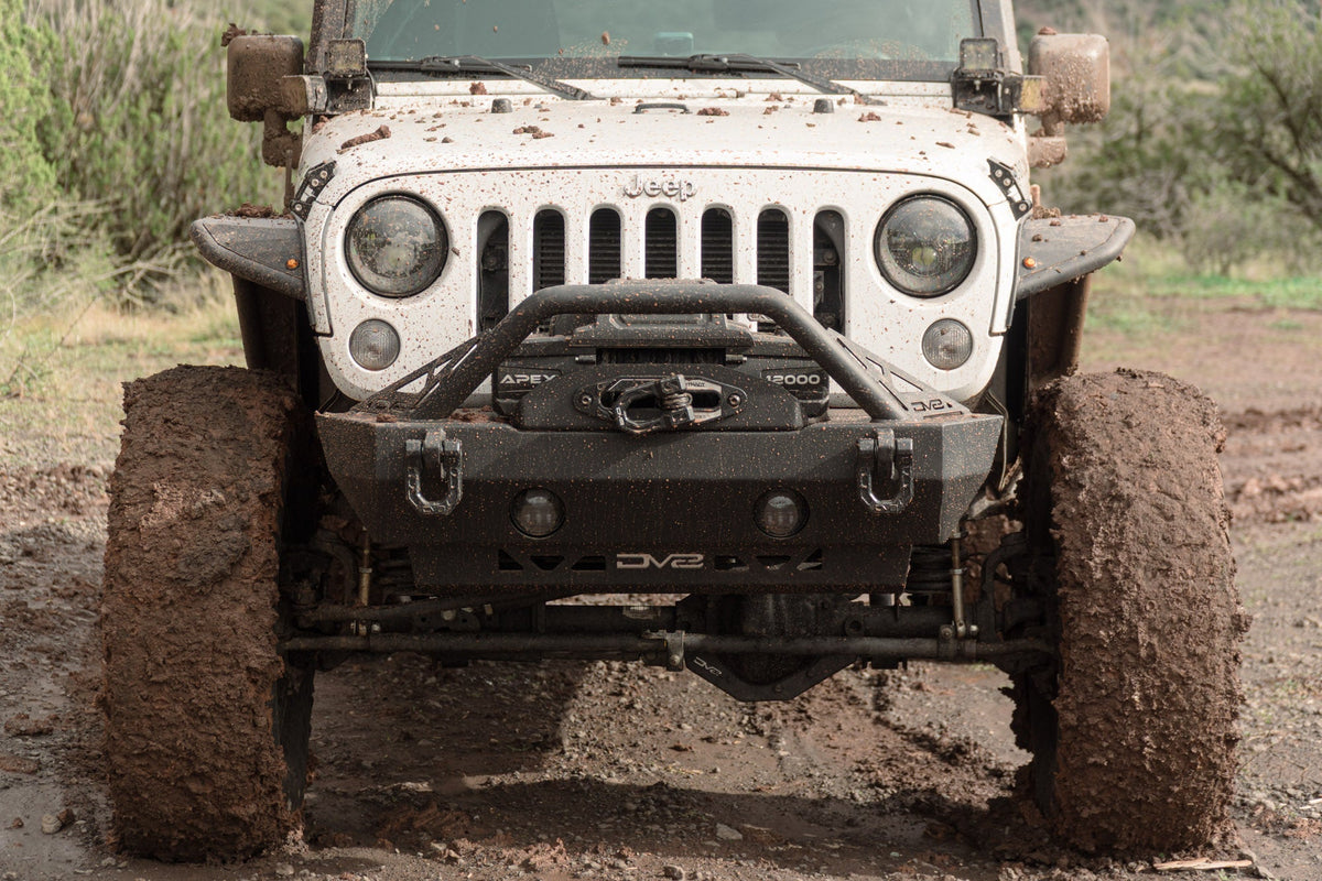 DV8 Offroad - 2007-2018 Jeep Wrangler JK Dana 30 Front Differential Skid Plate - SPJK-11