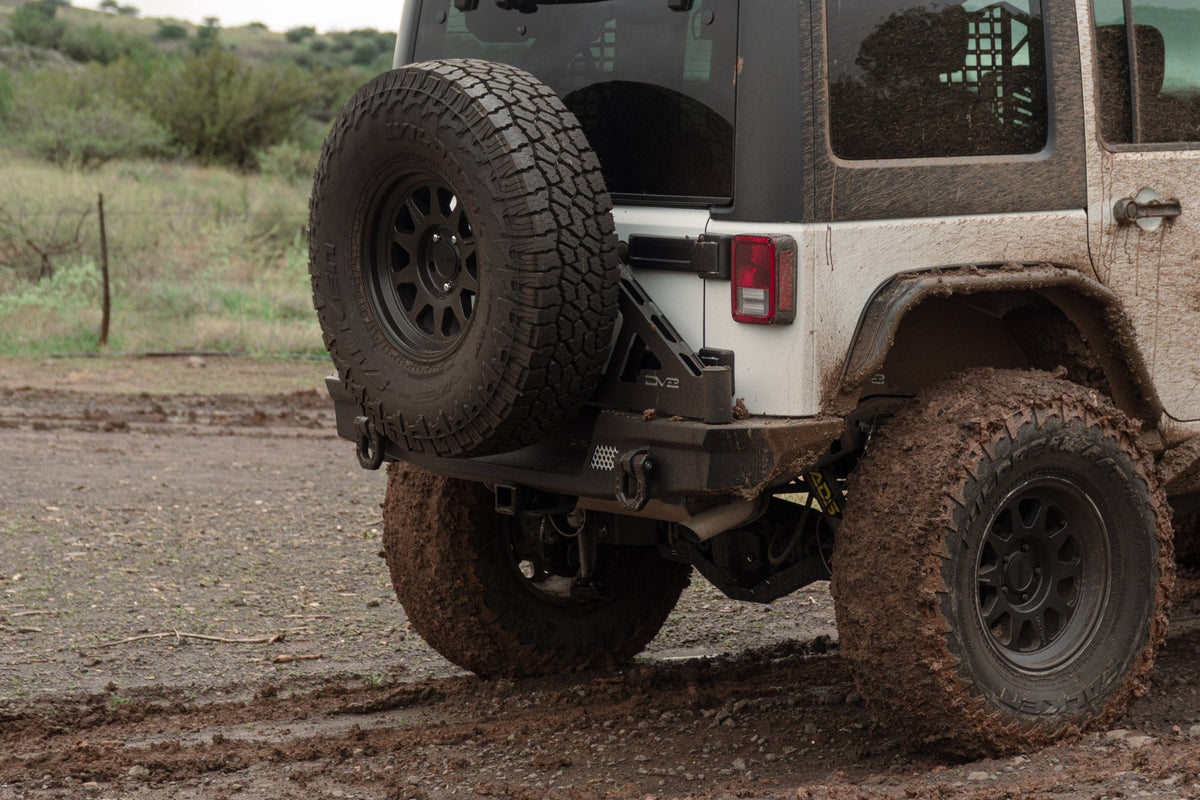 DV8 Offroad - 2007-2018 Jeep Wrangler JK | MTO Series Rear Bumper - RBJK-13