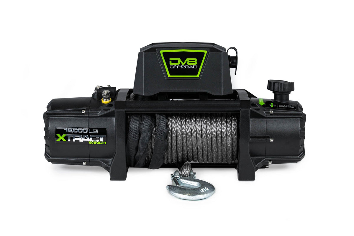 DV8 Offroad - DV8 Xtract 12k Synthetic Rope Winch - WB12K-SR