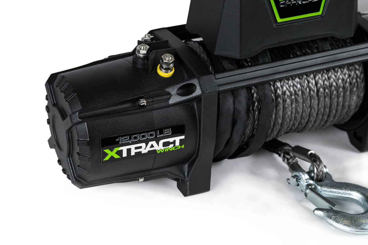 DV8 Offroad - DV8 Xtract 12k Synthetic Rope Winch - WB12K-SR