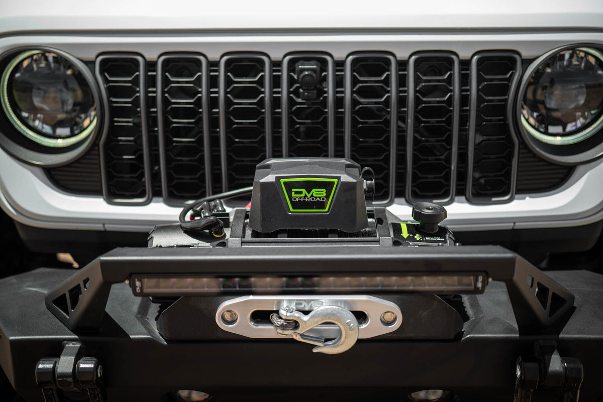 DV8 Offroad - DV8 Xtract 12k Synthetic Rope Winch - WB12K-SR