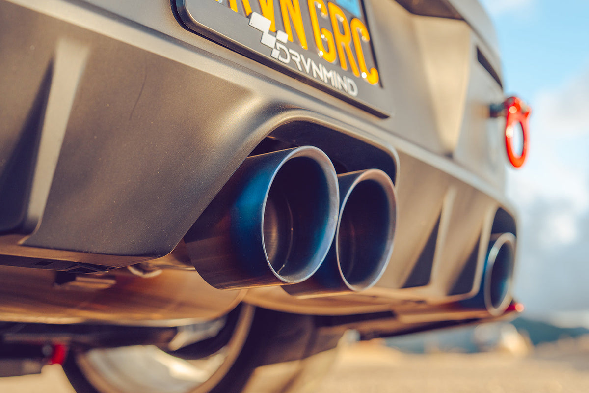 REMARK 23+Toyota GR Corolla Elite Spec Full Titanium Quad Tip Cat Back Exhaust - RK-C4076T-05T