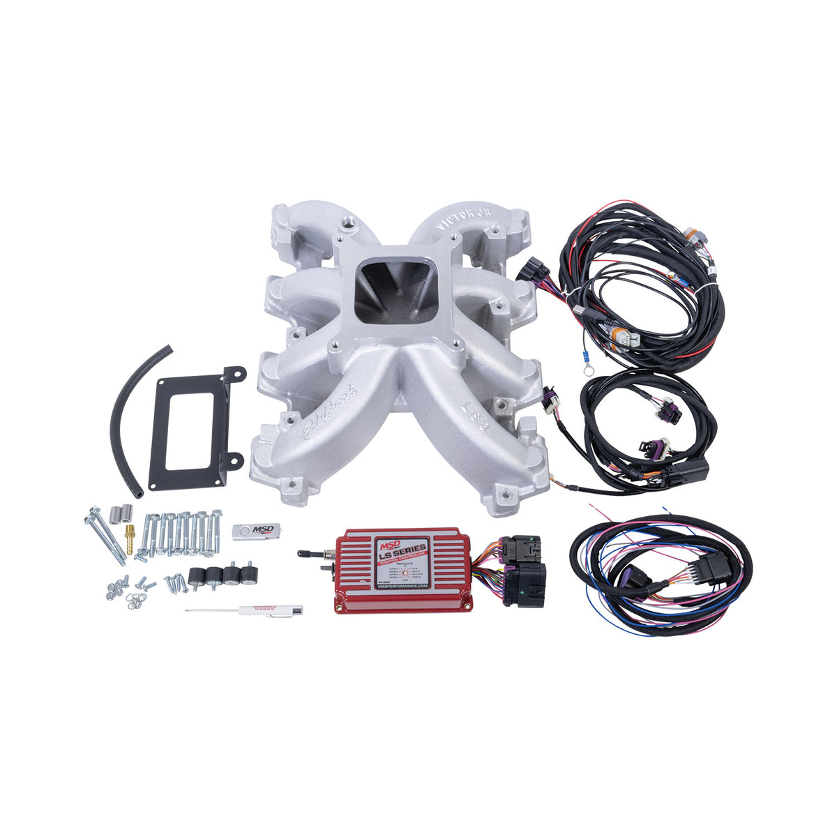 Edelbrock 99-19 GM LS3/L76/L92 w/ Timing Control Module Intake Manifold Kit - 28456