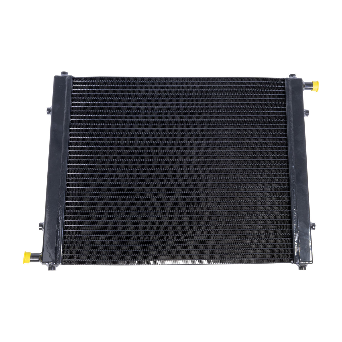 Edelbrock Heat Exchanger Single Pass Single Row 31 000 Btu/Hr 22In W X 16 5In H X 1 5In D Black - 15405