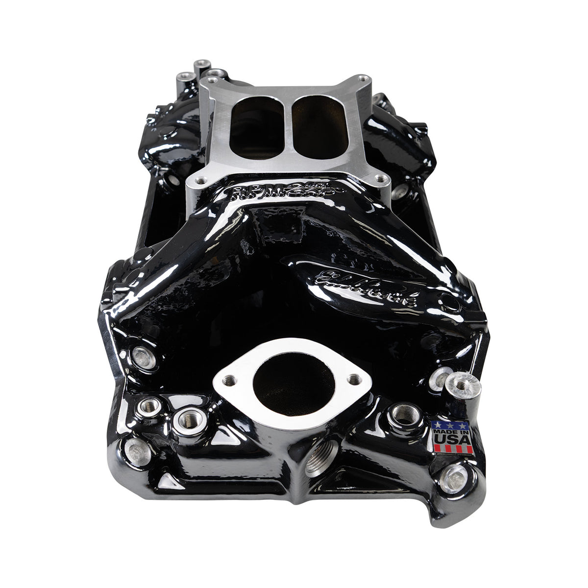 Edelbrock RPM Air-Gap Small Block Chrysler Intake Manifold - Black Plasma - 7576-BP