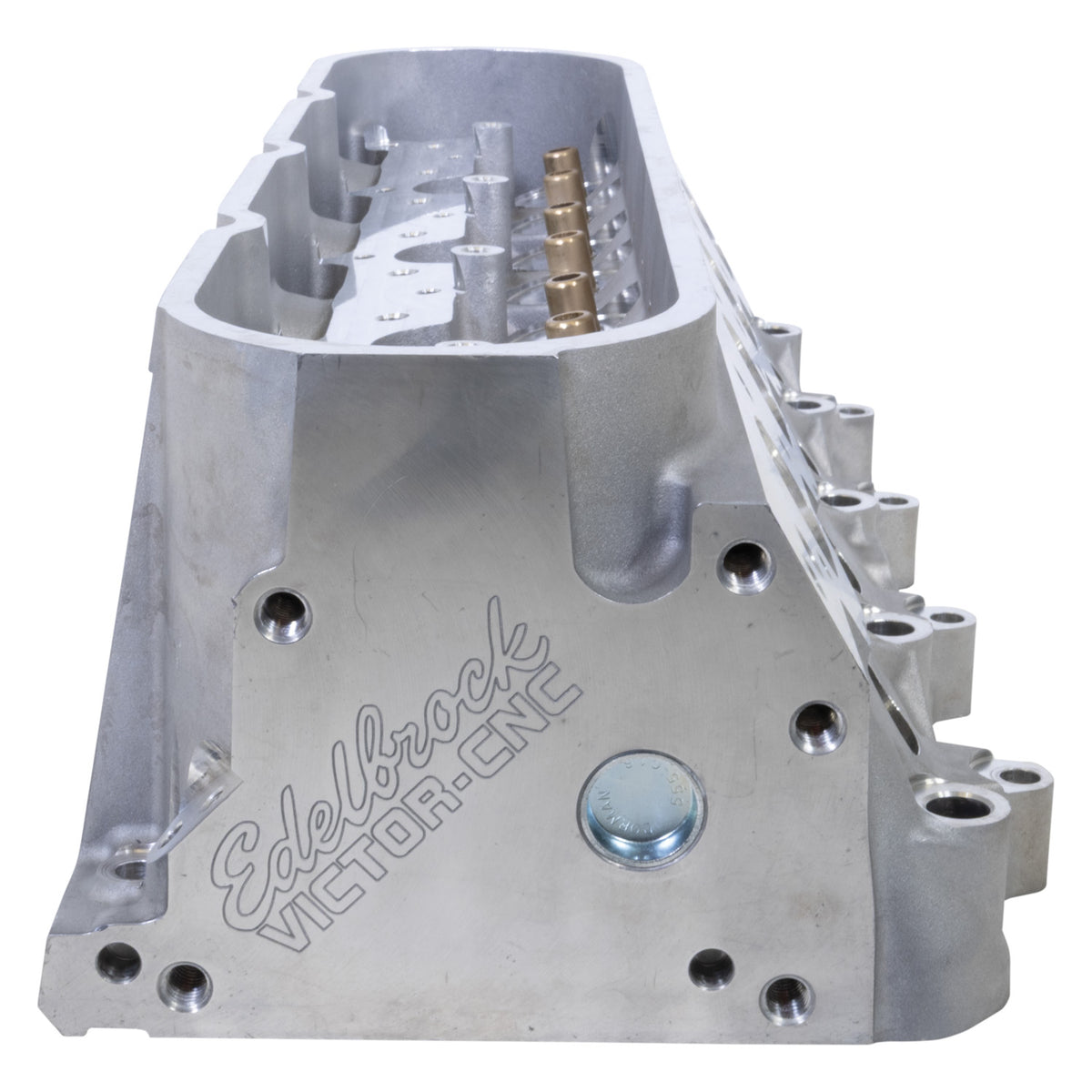 Edelbrock Victor CNC GM LS7 12 Degree 6-Bolt Cylinder Head, 291cc, .220in Int Port, CI PM Seat - 77679