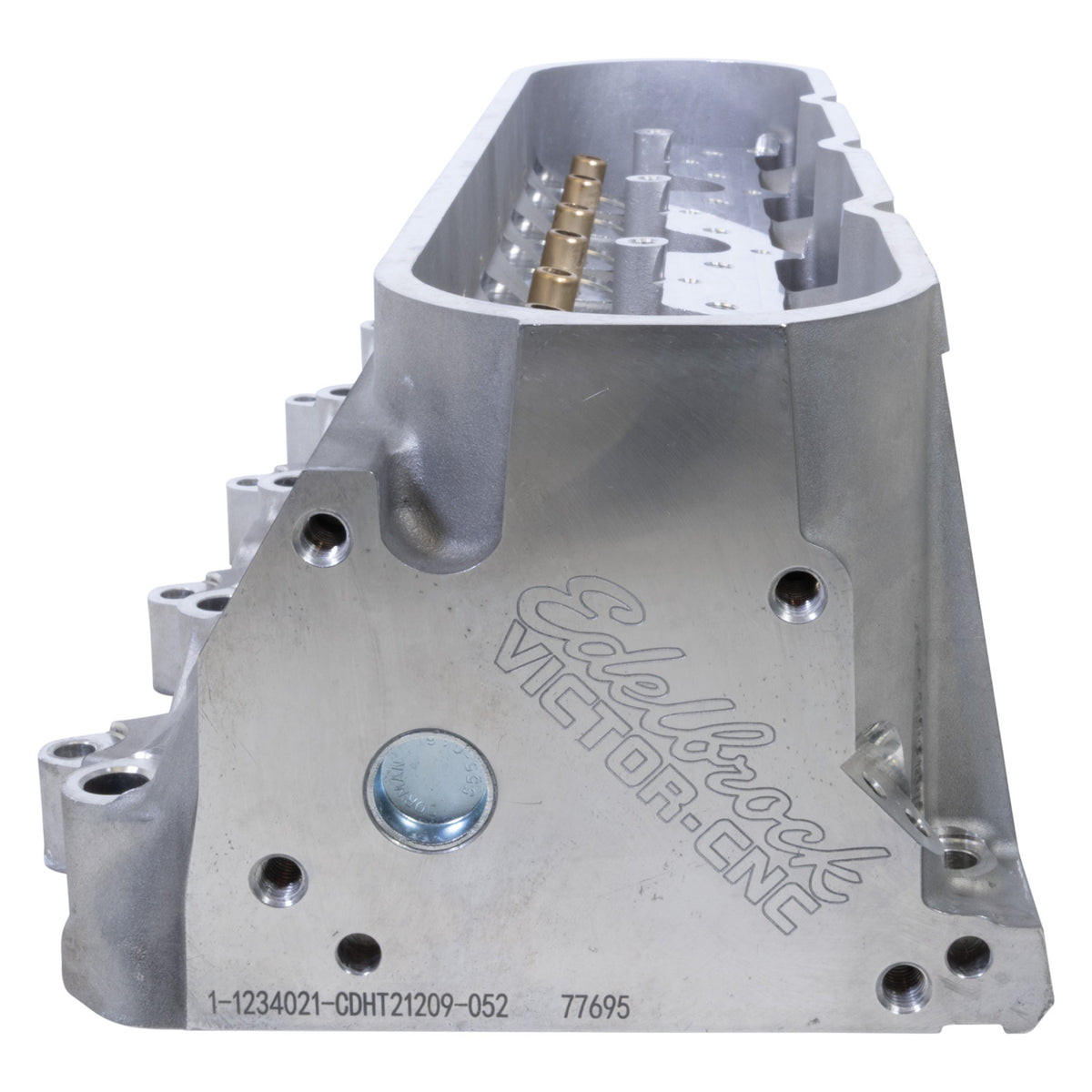 Edelbrock Victor CNC GM LS7 12 Degree 6-Bolt Cylinder Head, 291cc, .220in Int Port, CI PM Seat - 77679