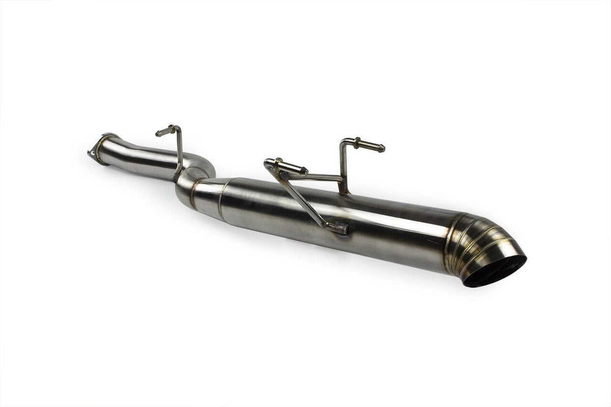 ISR Performance Series II - EP Single Tip Blast Pipe Exhaust - Resonated - 89-94 Nissan 240sx (S13) - IS-S2EPSR-S13