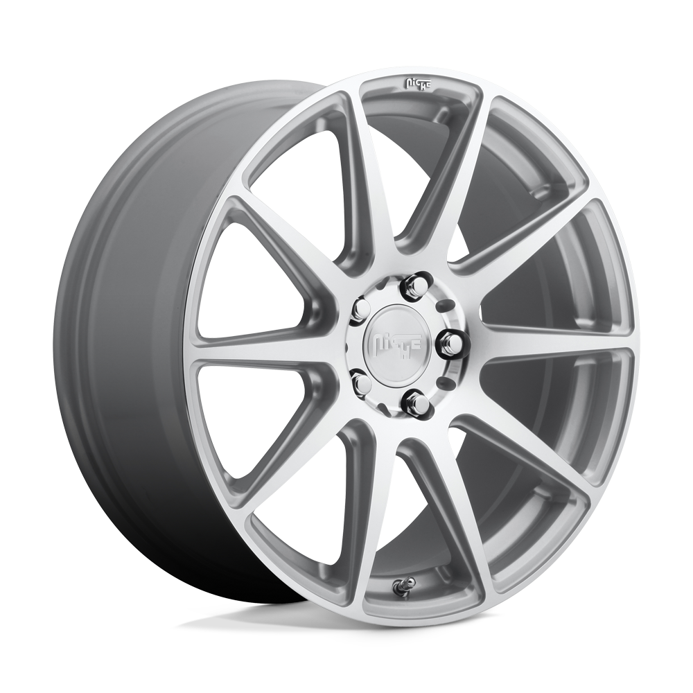Niche 1PC M146 Essen 20X10 5X114.3 +40MM Gloss Silver Machined