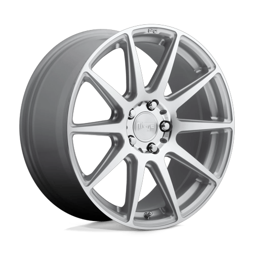 Niche 1PC M146 Essen 20X10 5X114.3 +40MM Gloss Silver Machined