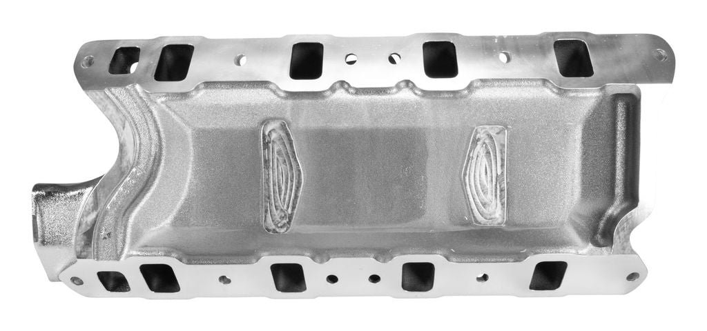 Edelbrock Ford Small-Block 289-302-347 RPM Air-Gap Intake Manifold - Chrome Plasma Finish - 7521-CP