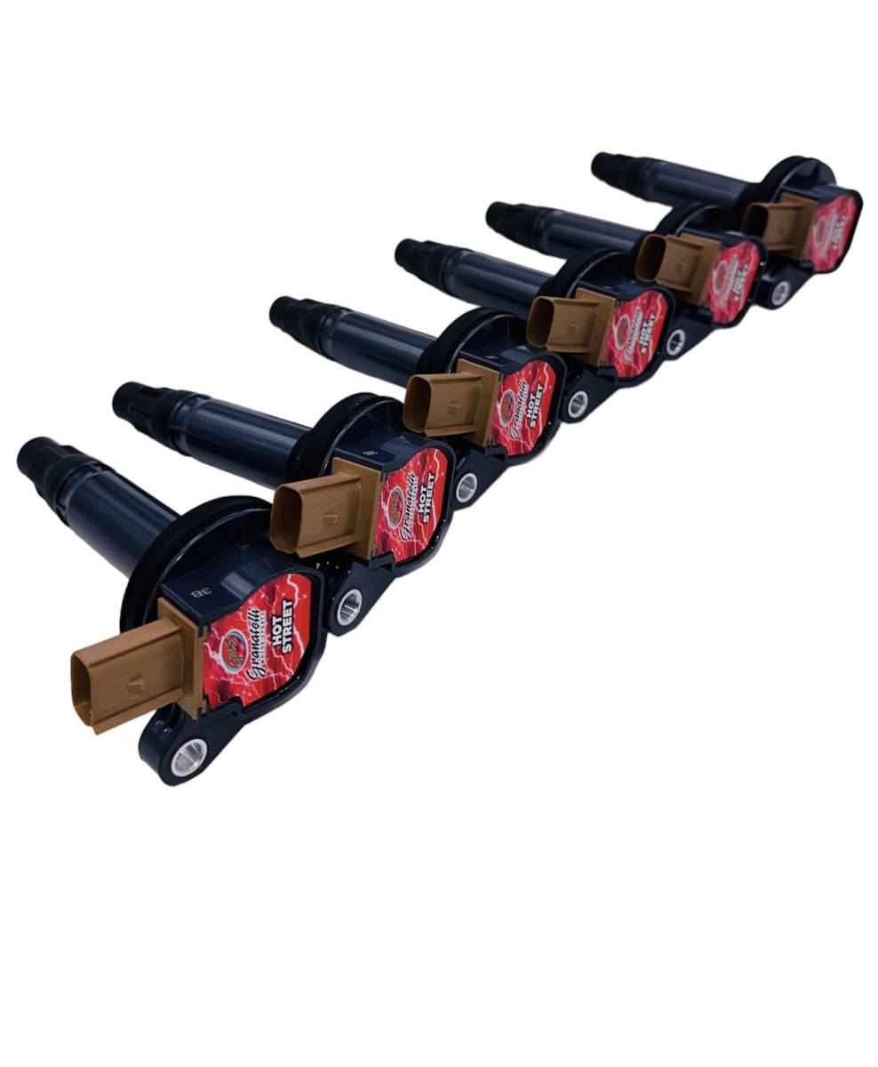 Granatelli 13-16 Ford EcoBoost 3.5TT Hi-Perf Coil-On-Plug Wire Conn Kit w/Coil Packs (45K Volts) - 26-0646HS