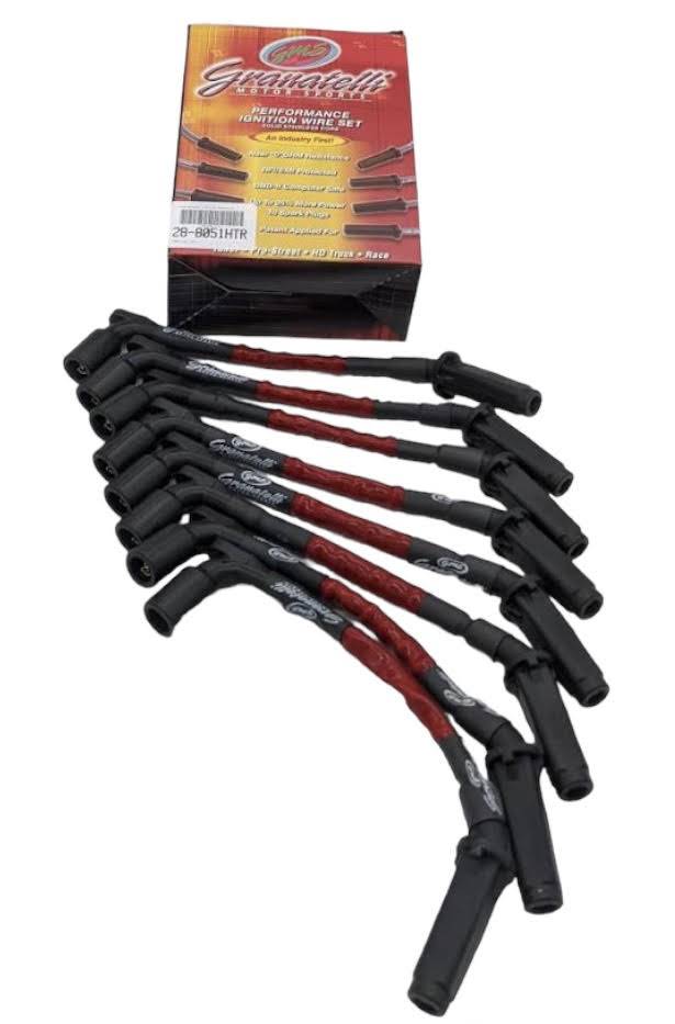 Granatelli 20-23 GM LT2 6.2L Hi-Perf Coil-Near-Plug Ignition Wire Connector Kit w/Red Jacket - 28-8051HTR