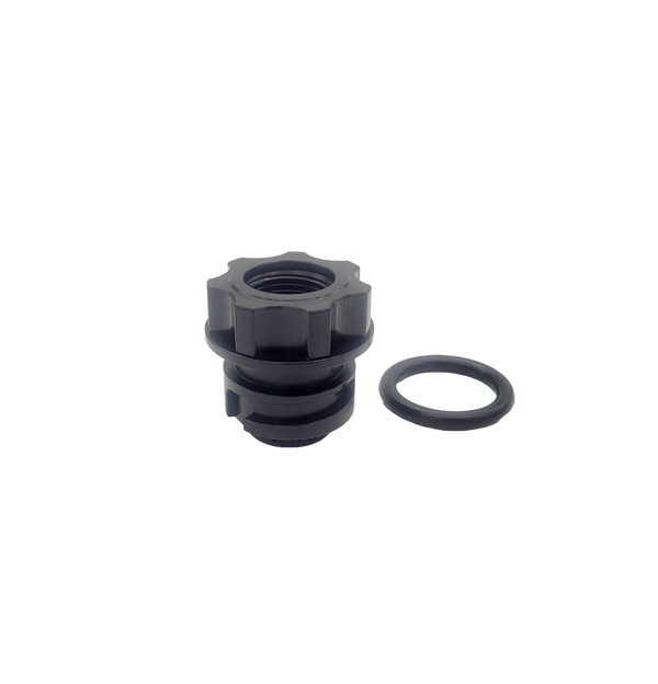 Granatelli GM LS/LT / Ford Coyote -10AN ORB Female Threaded Insert Vented Oil Fill Cap - Black - 280118
