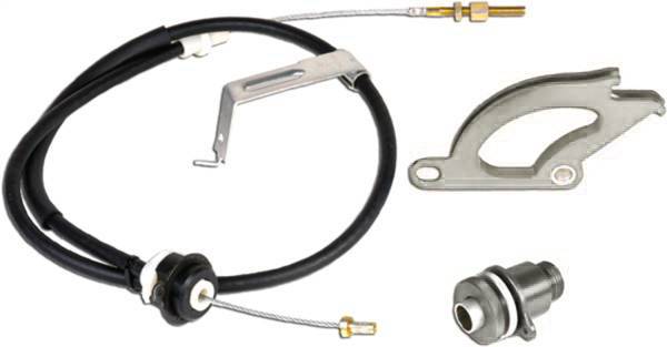 Granatelli 79-04 Ford Mustang Clutch Quadrant Kit w/Billet Quad (Adj Cable/Firewall Adj) - GMCQ7999