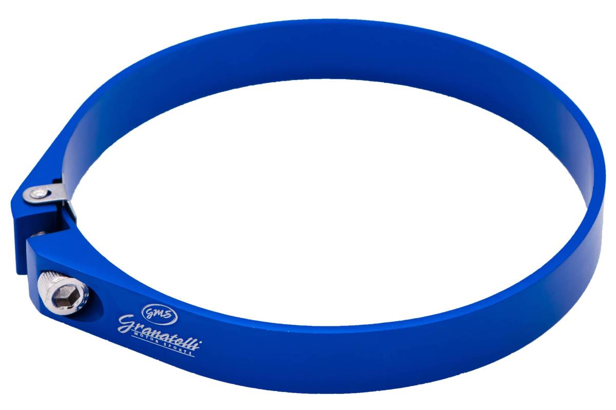Granatelli 4.0in OD Hose Clamp ID Adjustment Range 102-104mm - Blue - 971400B
