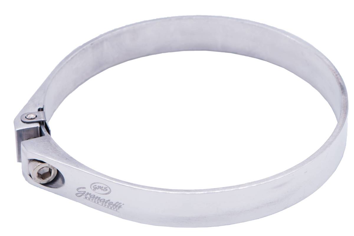 Granatelli 4.0in OD Hose Clamp ID Adjustment Range 102-104mm - Polished - 971400P