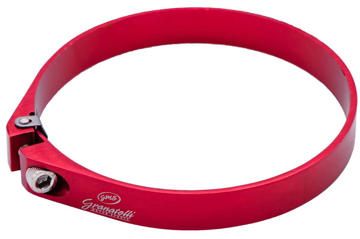 Granatelli 4.0in OD Hose Clamp ID Adjustment Range 102-104mm - Red - 971400R