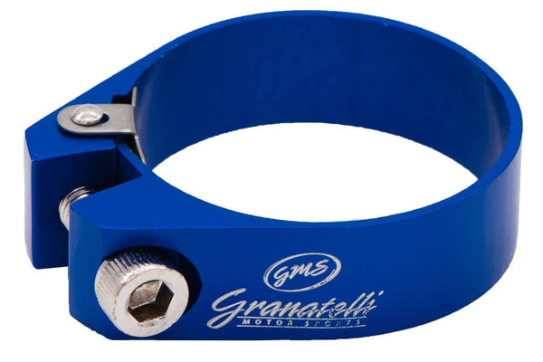 Granatelli 1.75in OD Hose Clamp ID Adjustment Range 47.5-49.5mm - Blue - 971175B
