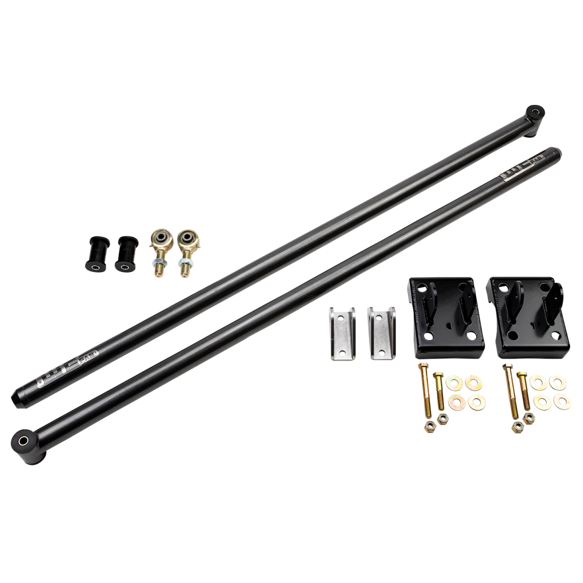 Wehrli 11-19 Duramax RCLB/CCSB/ECSB 60in Traction Bar Kit - WCFab Grey - WCF100851-GRY - front view